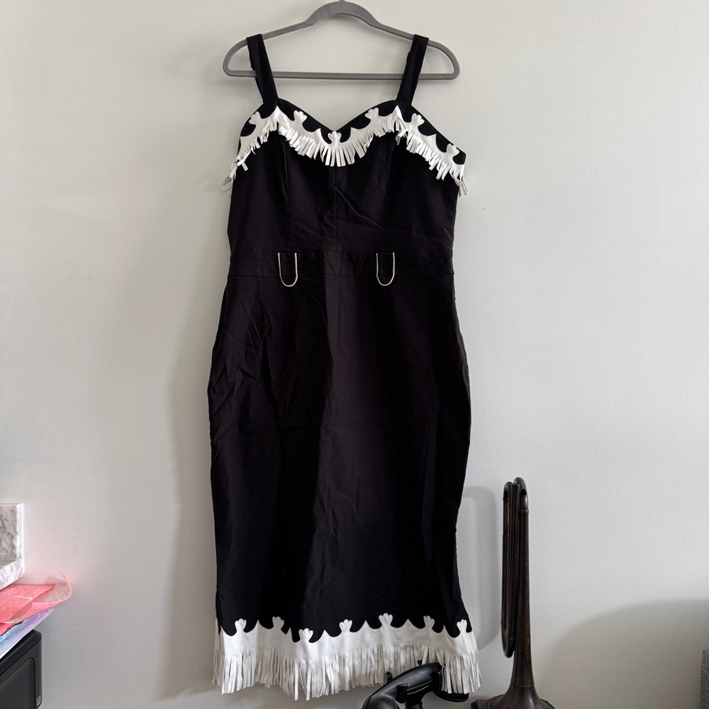 Elle Rebel Western Fringe Dress
